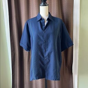 Cubavera Button Down Shirt Size M